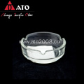 Clear Colored Round Shape Cigarette Tray Glass Ashtray